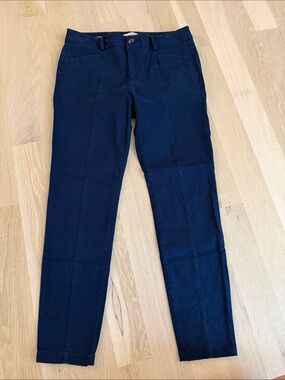 LOFT Dark Navy Skinny Ankle Pants